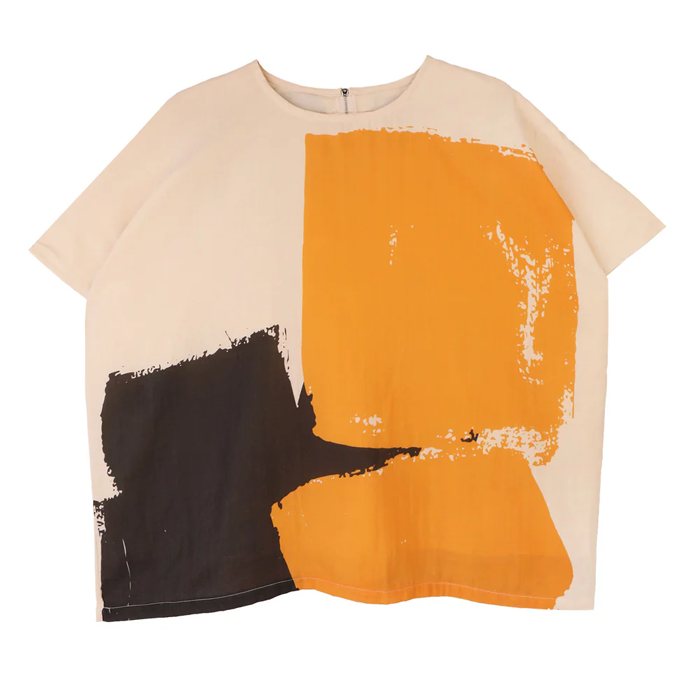 L.F Markey Alcott Geo Print Top