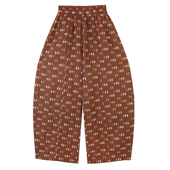 L. F Markey Grant Chocolate Jacquard Trousers