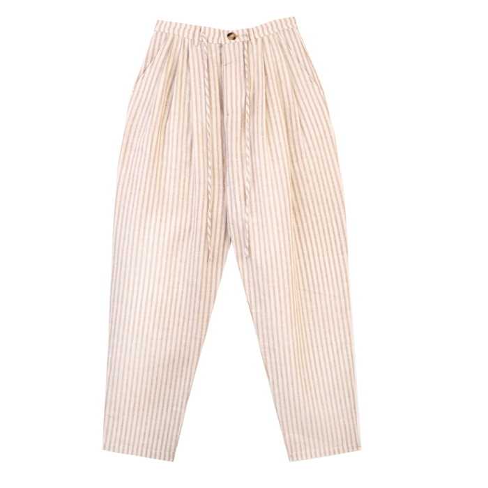 L.F Markey Lennon Almond Stripe Trousers