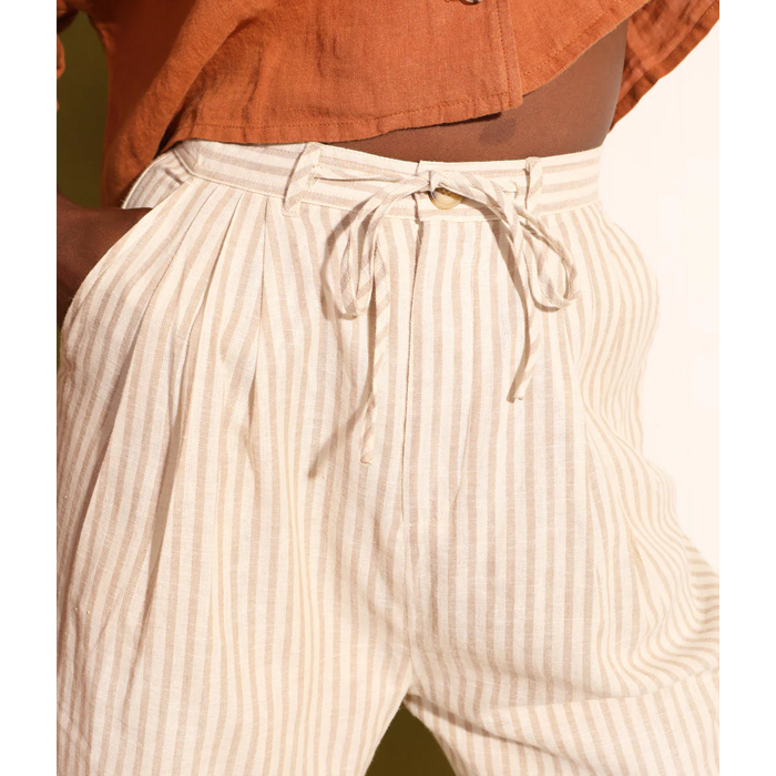 L.F Markey Lennon Almond Stripe Trousers