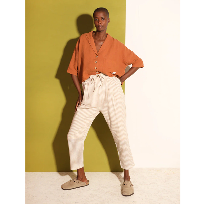 L.F Markey Lennon Almond Stripe Trousers