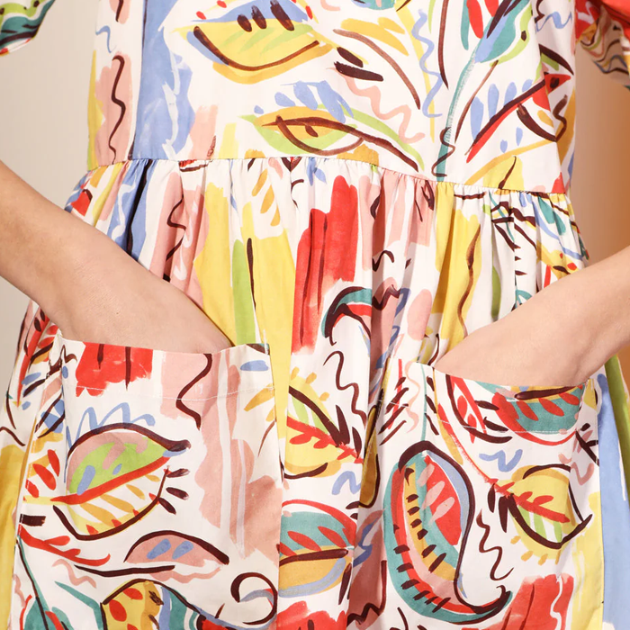 L.F Markey Mitch Painted Paisley Dress