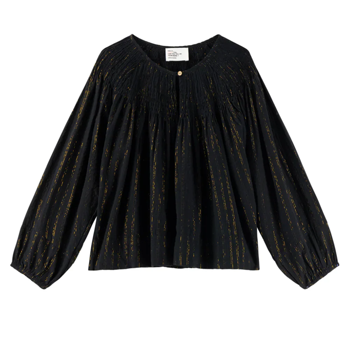 Leon & Harper Choumi Black Stripe Blouse
