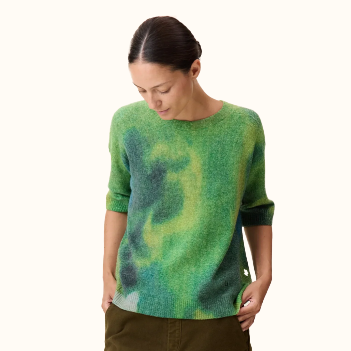 Leon & Harper Mang PLN Green Sweater