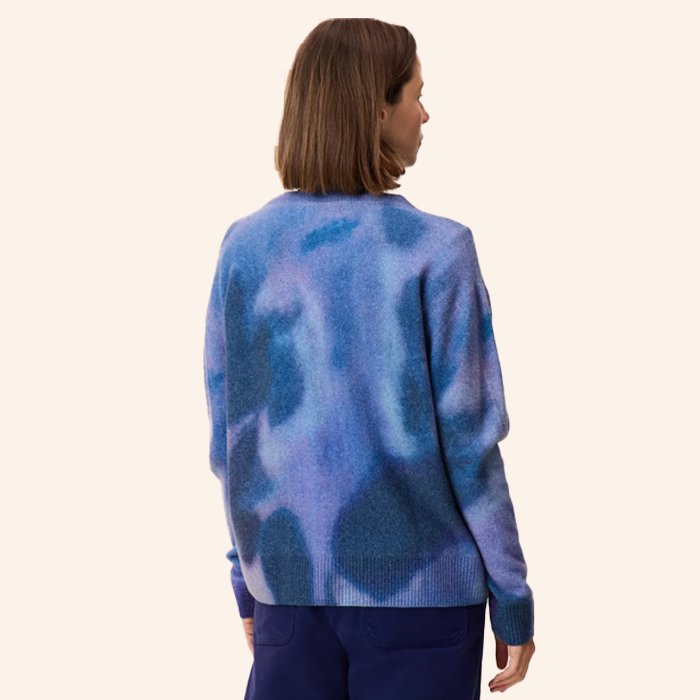 Leon & Harper Ming Plain Blue Cardigan