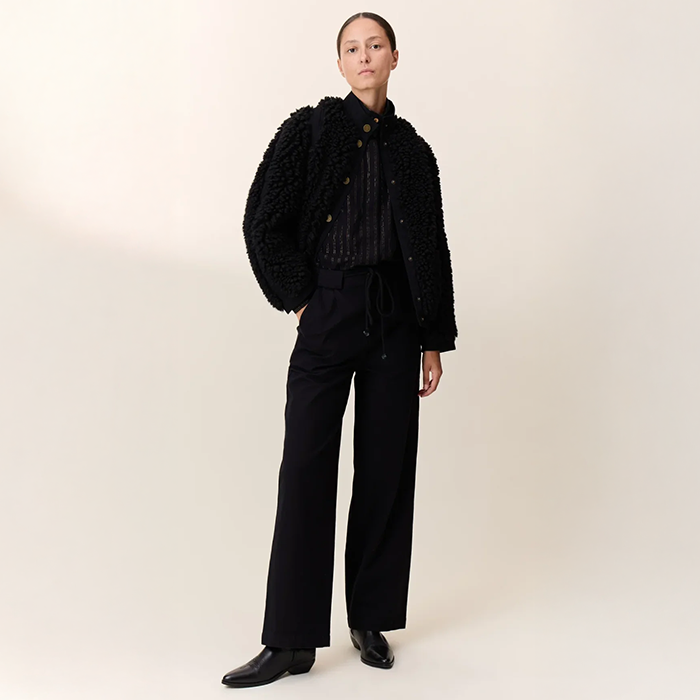 Leon & Harper Parwin Black Trousers