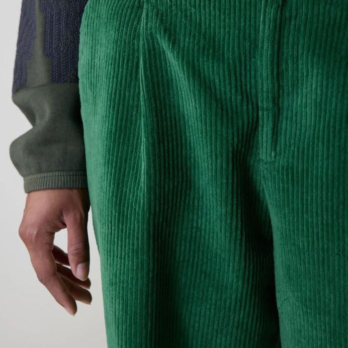 Leon & Harper Prom Green Corduroy Trousers