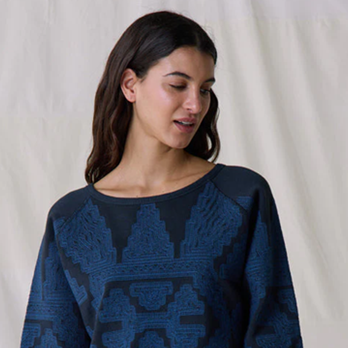 Leon & Harper Shine Nepal Carbone Sweatshirt
