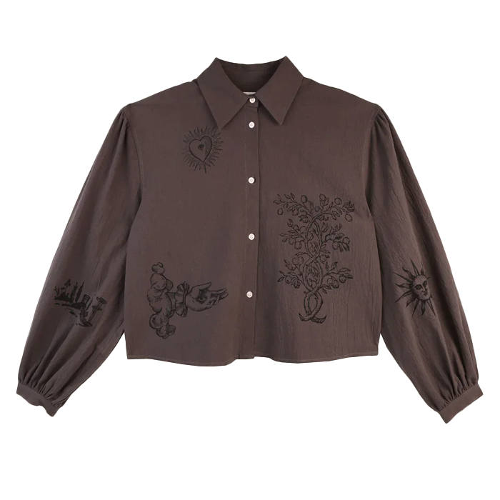 Meadows Eulalia Charcoal Shirt