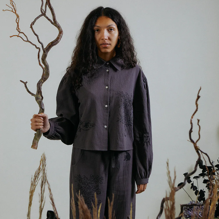 Meadows Eulalia Charcoal Shirt