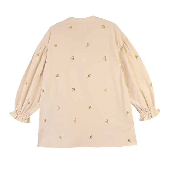 Meadows Okra Buttercup Embroidered Shirt