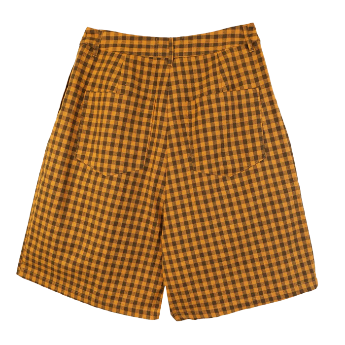 Meadows Sanne Toffee Gingham Shorts
