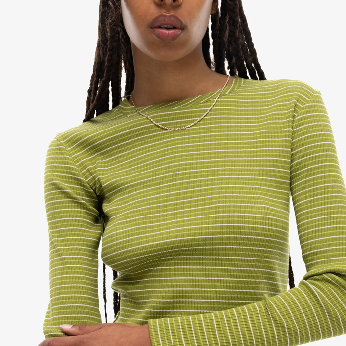 Our Sister Radiant Baby Green Stripe T-shirt