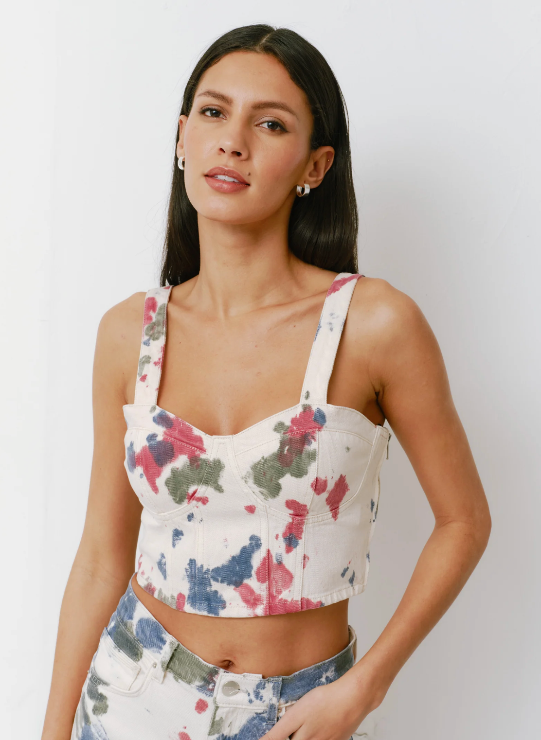 Seventy & Mochi Daria Tie Dye Bralette Top