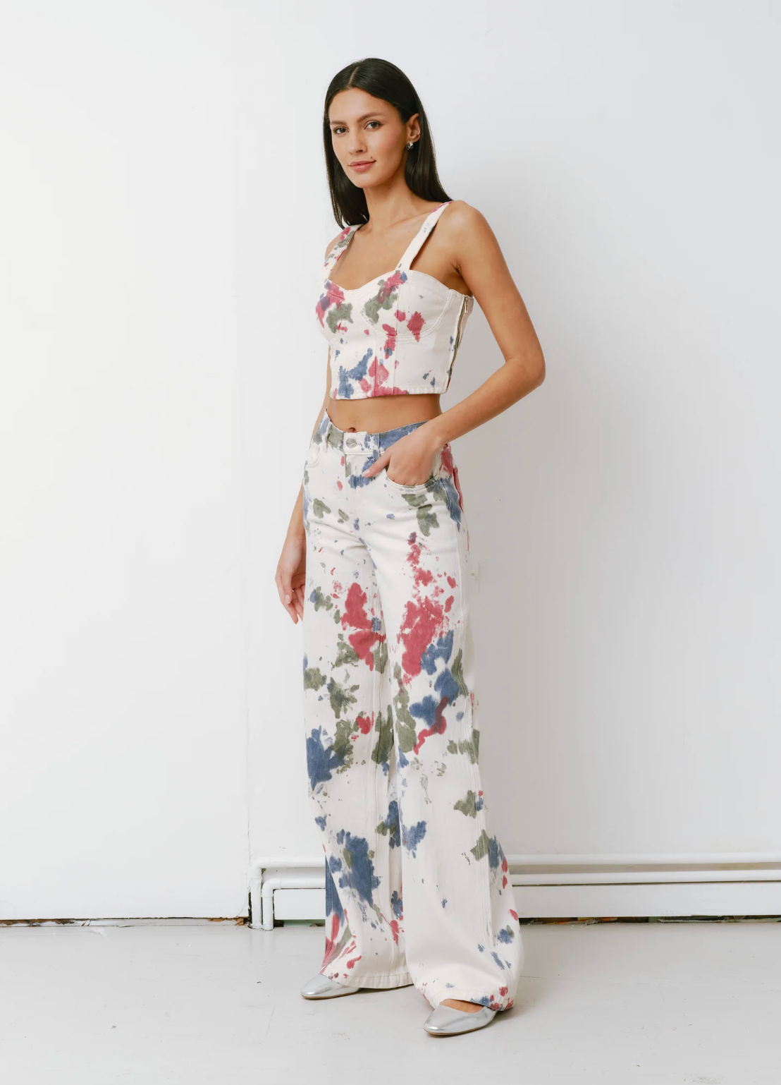 Seventy & Mochi Daria Tie Dye Bralette Top
