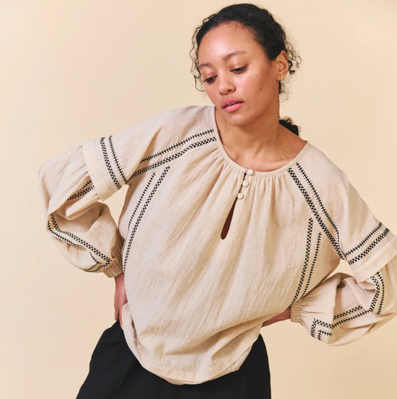 Sideline Elodie Ecru Shirt