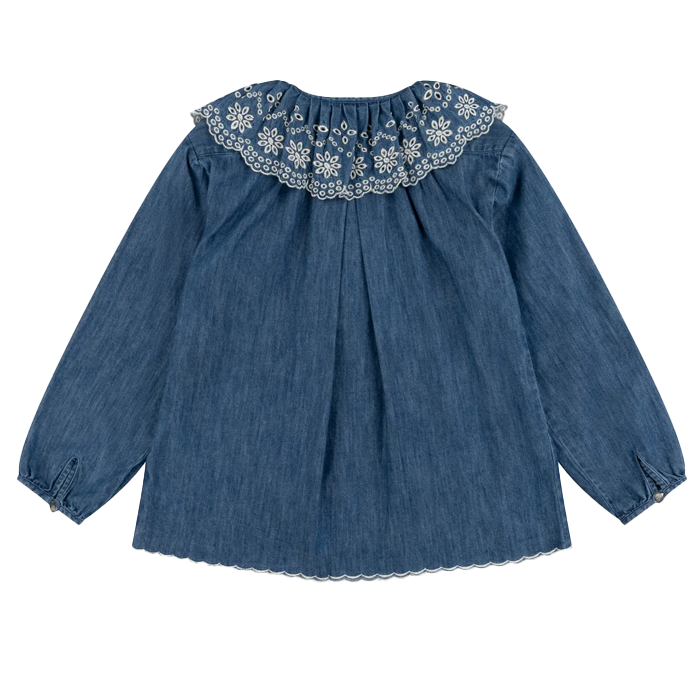 Seventy & Mochi Dylan Denim Blouse