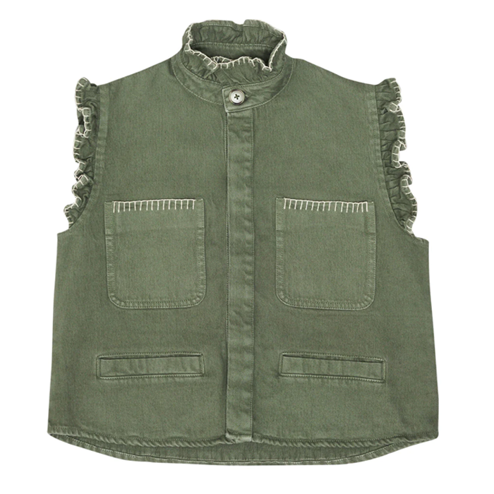 Seventy + Mochi Khaki Pablo Waistcoat