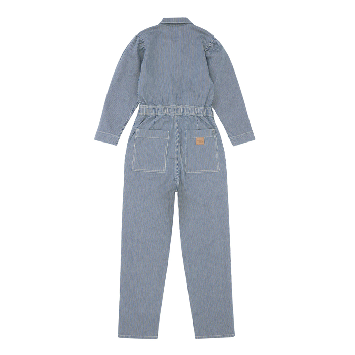 Seventy + Mochi Lorna Stripe Denim Jumpsuit