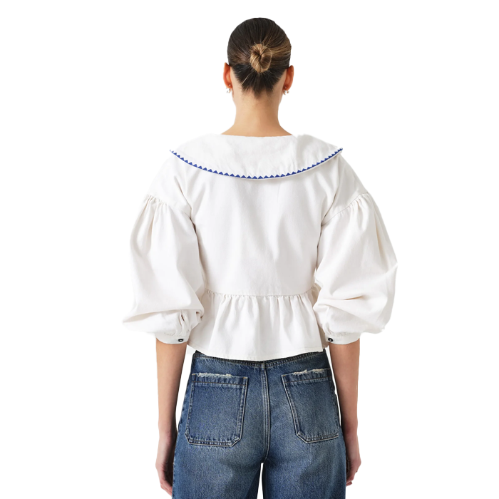 Seventy & Mochi Nour White Blouse