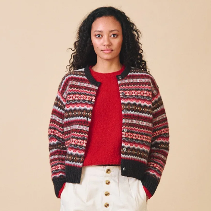 Sideline Lola Black Mix Cardigan