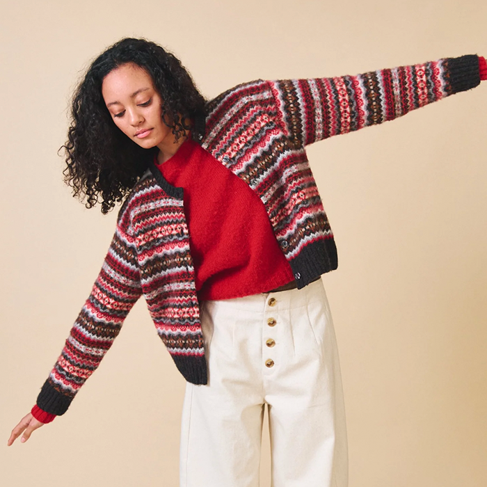 Sideline Lola Black Mix Cardigan