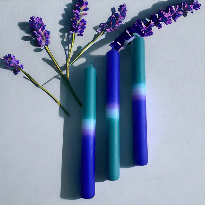 The Colour Emporium Mystic Violet Trio Candles