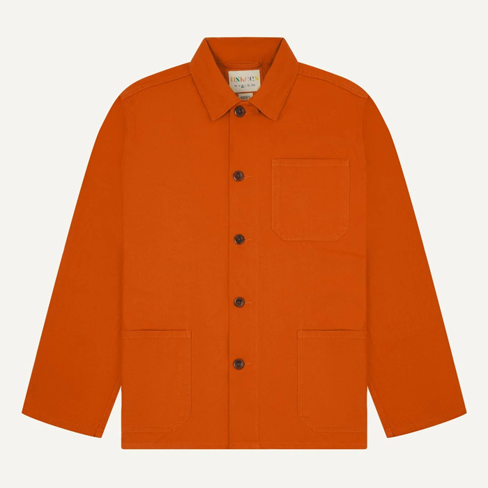 Uskees #3001 Rust Cotton Overshirt