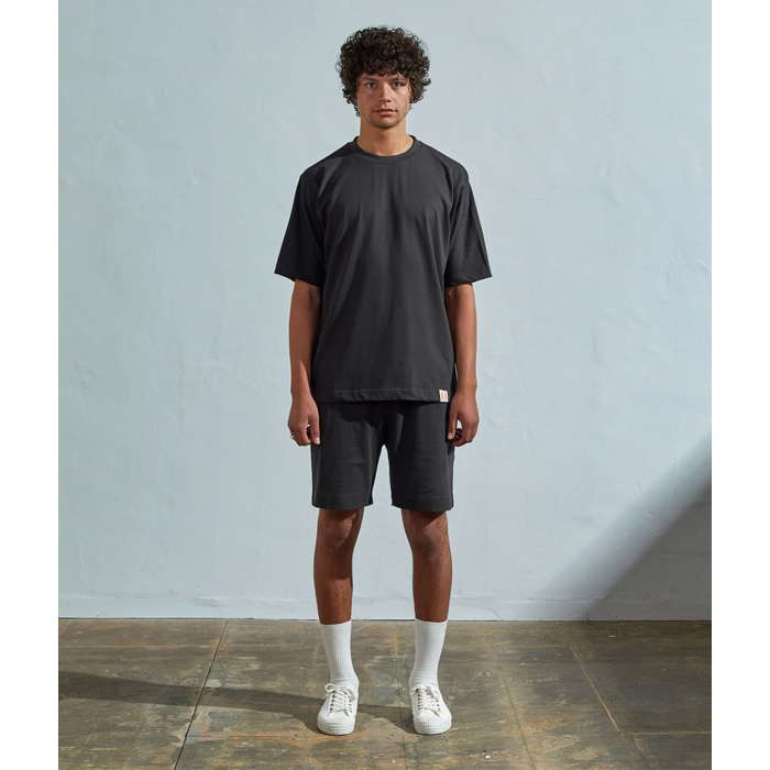 Uskees #7008 Faded Black Oversized T-shirt