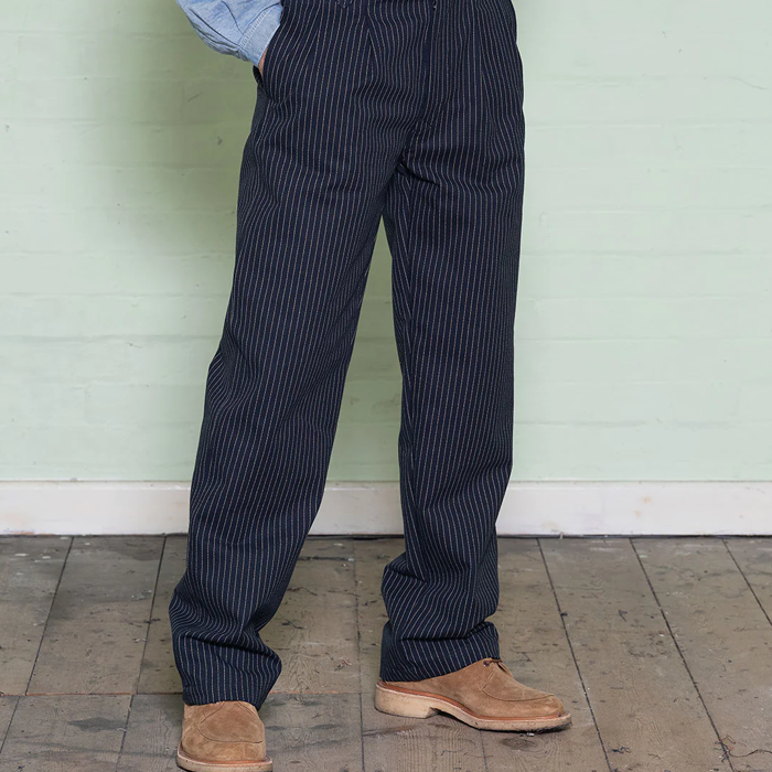 Yarmouth Oilskins Chalk Stripe Work Trousers