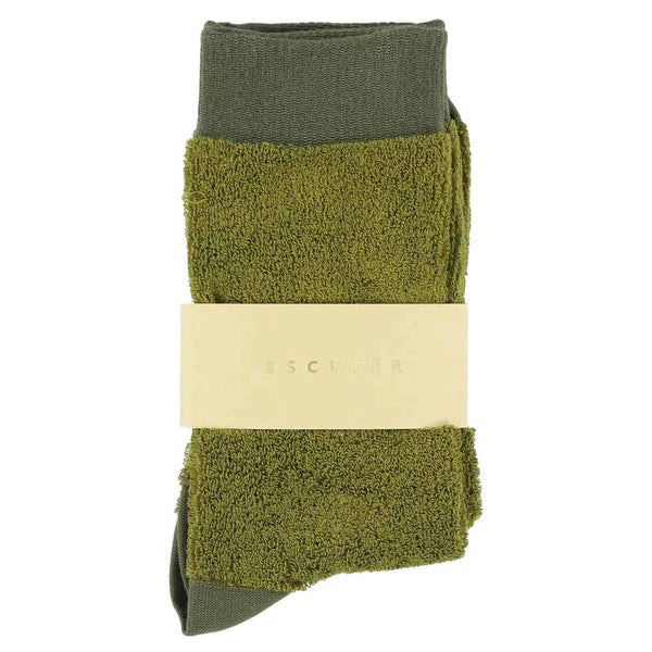 Escuyer Fluffy Green Women’s Socks