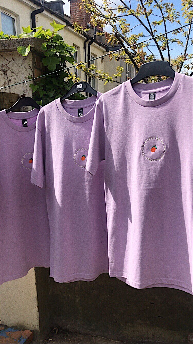 Pair Of Peaches Freshly Picked Lilac T-shirt