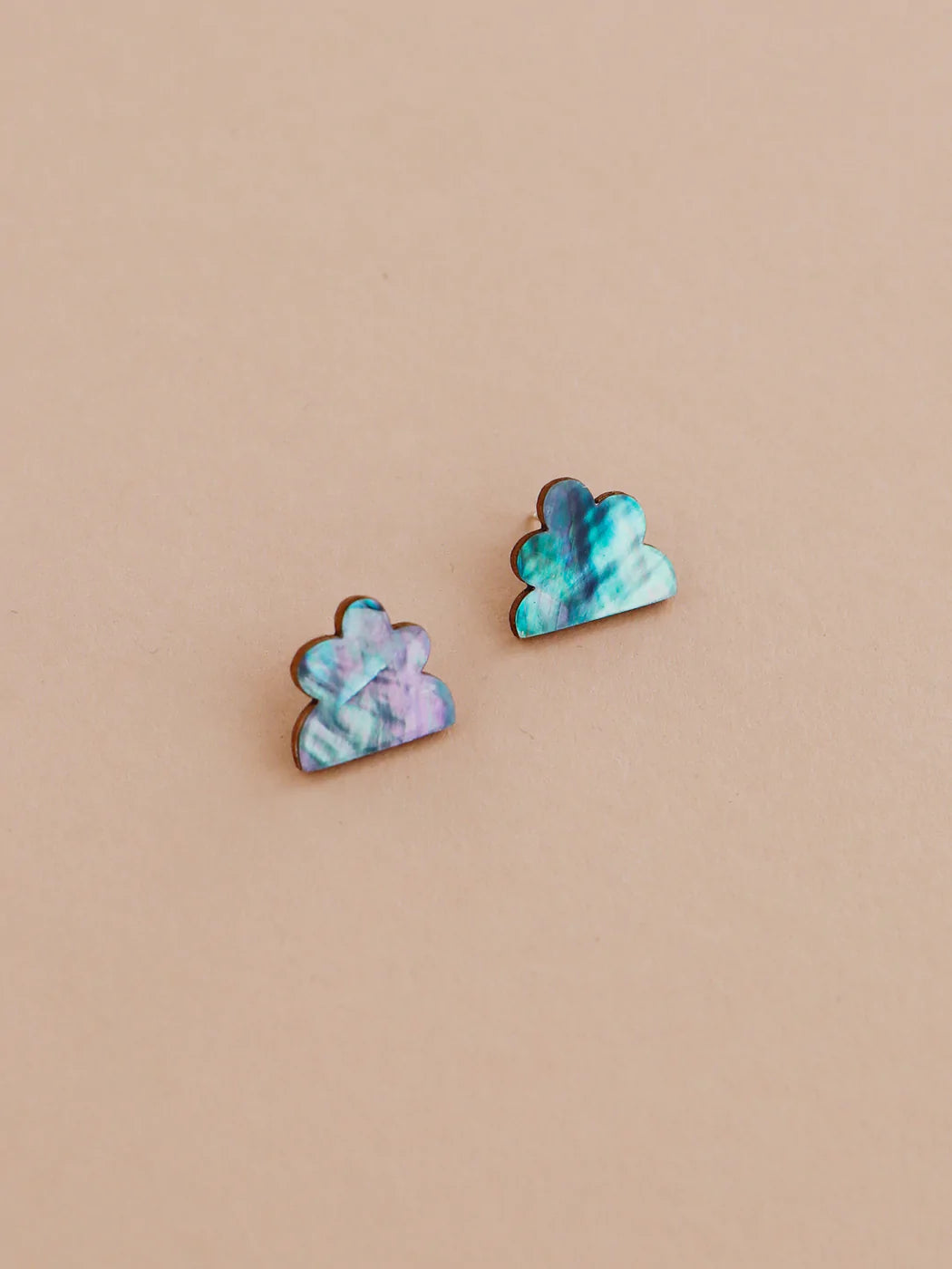 Wolf & Moon Lena Blue Stud Earrings