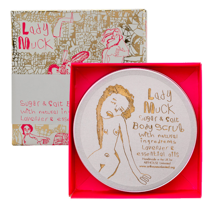 Arthouse Unlimited Lady Muck Lavender Sugar & Salt Body Scrub
