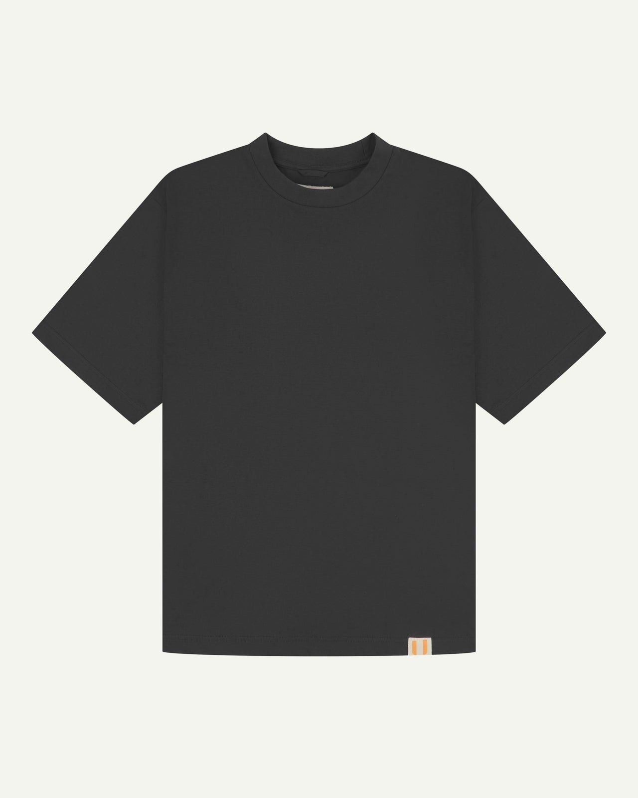 Uskees #7008 Faded Black Oversized T-shirt