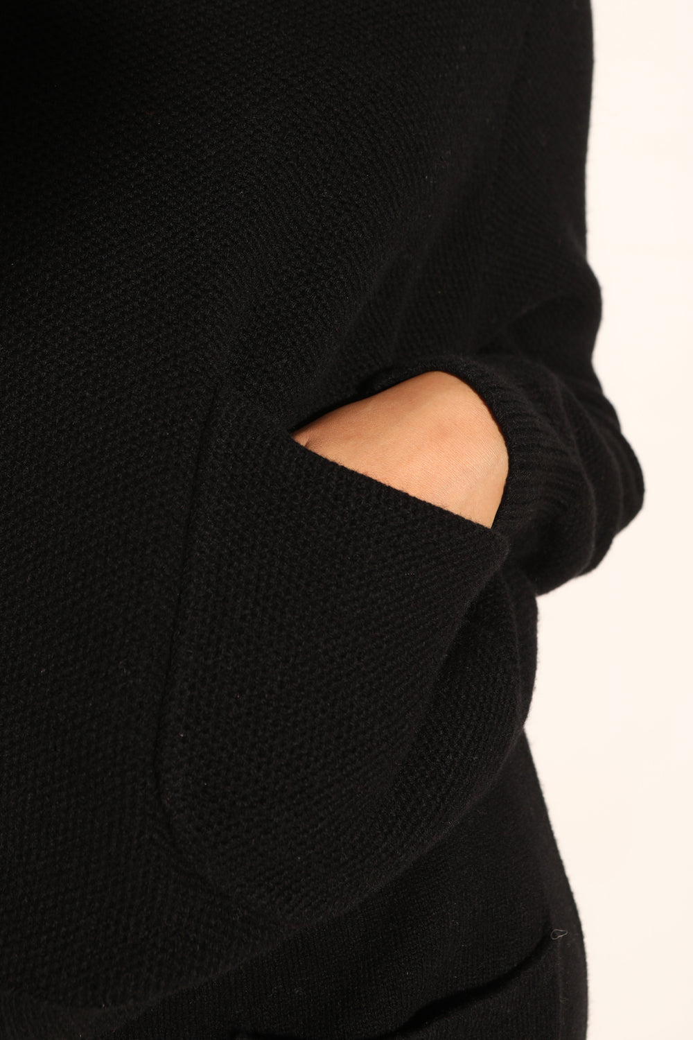 L.F Markey Kael Black Knit Jumper