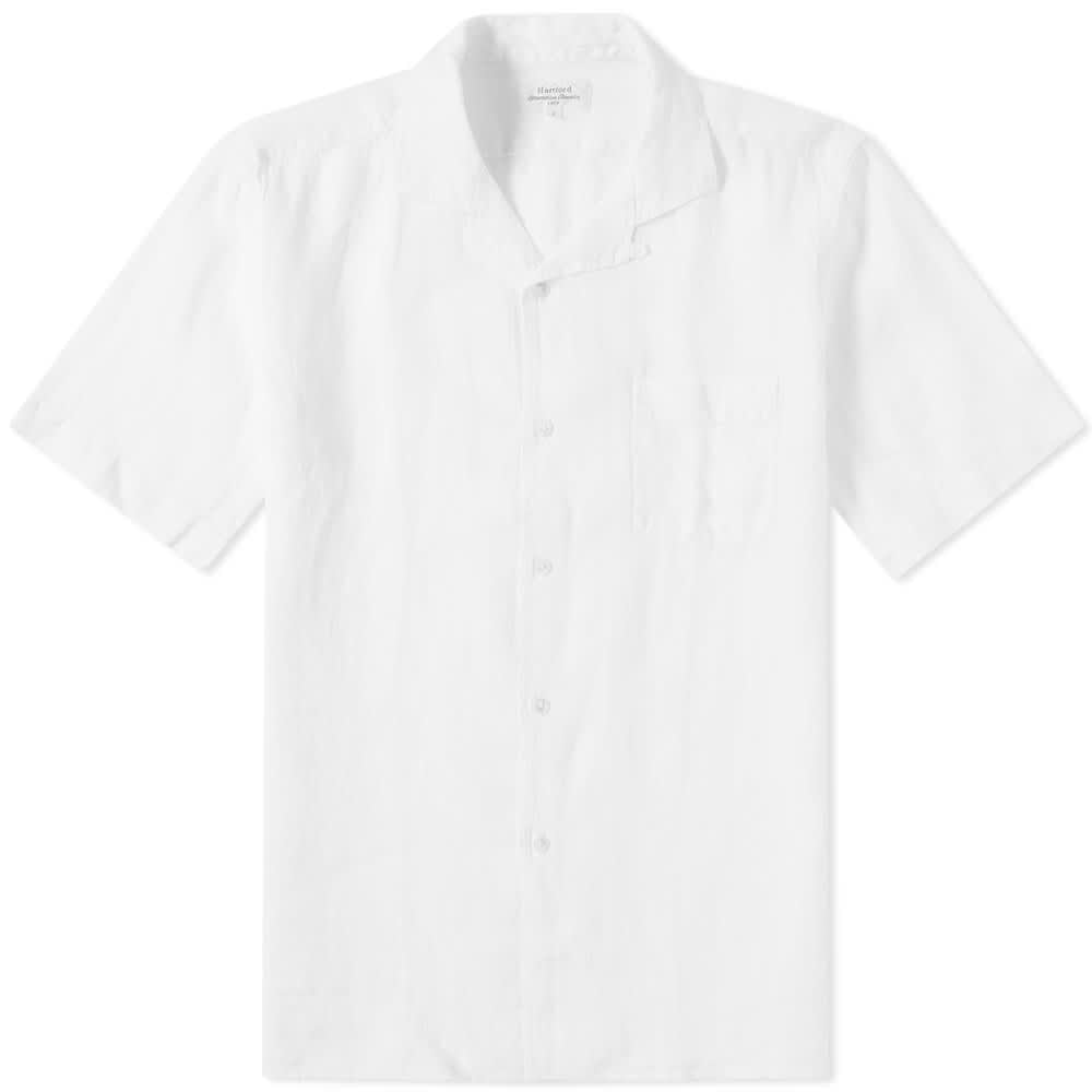 Hartford Palm Pat White Shirt