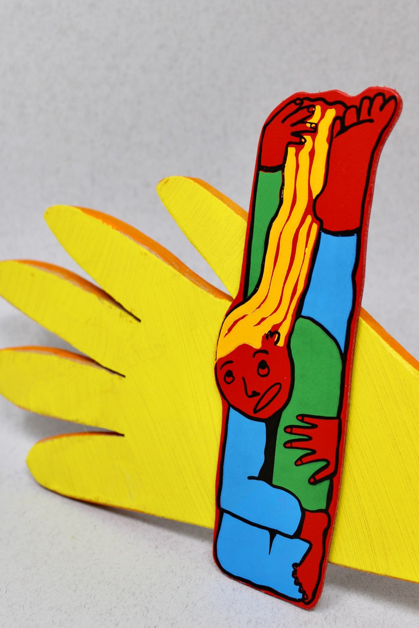 Ark I Farted In Yoga Leather Bookmark