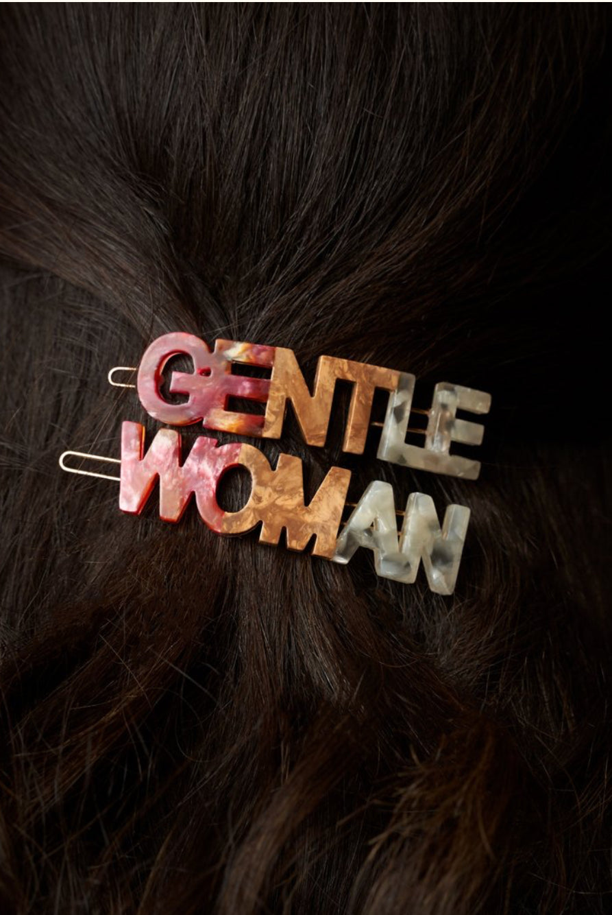 MLE Gentle Woman Coral Hair Clip Set