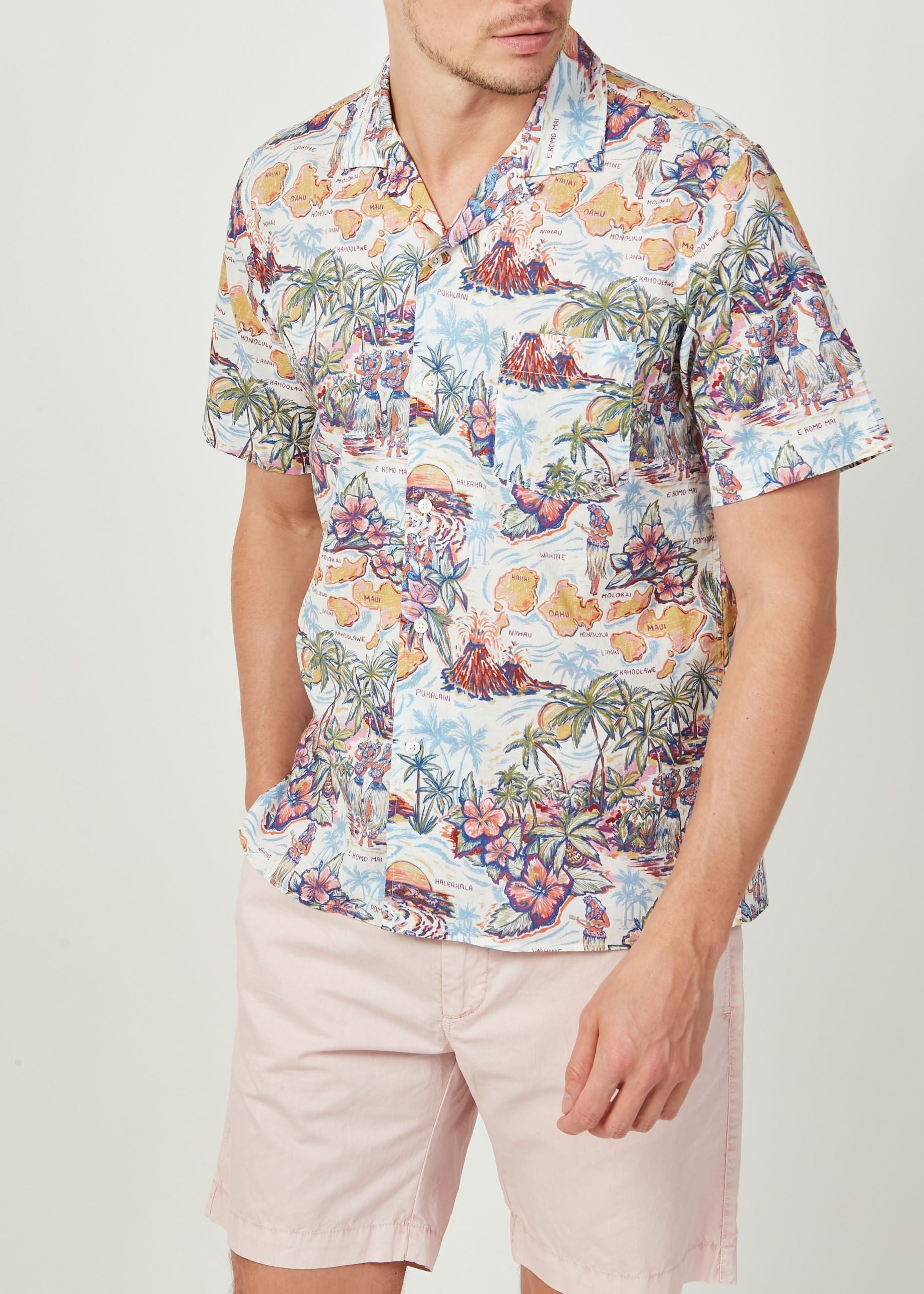 Hartford Palm Mc Hawaiian Shirt