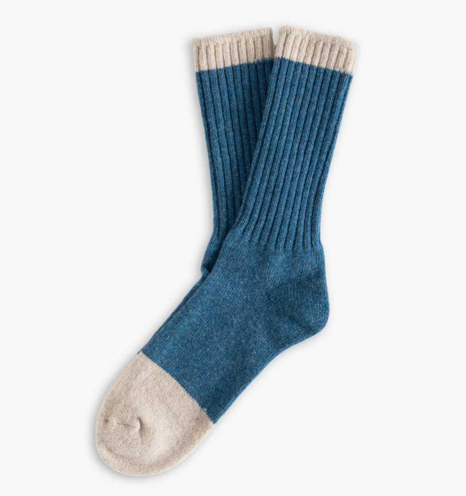 Thunders Love Recycled Indigo Blue Wool Men’s Socks