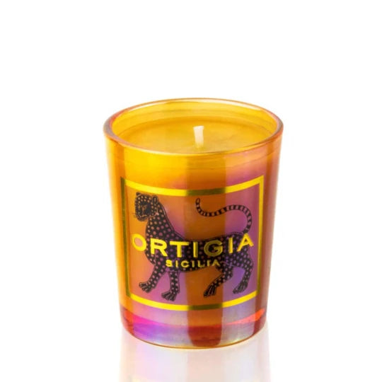 Ortigia Small Gold Macchiamare Candle
