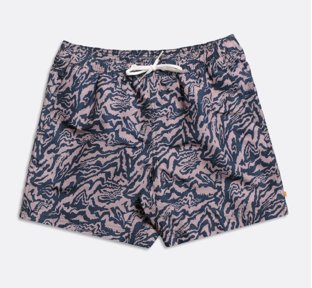 Far Afield Animal Print Swim Shorts