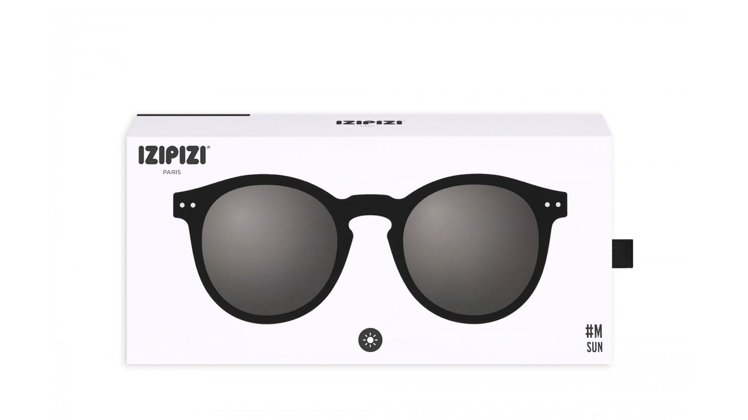 Izipizi #M Black Oversize Sunglasses