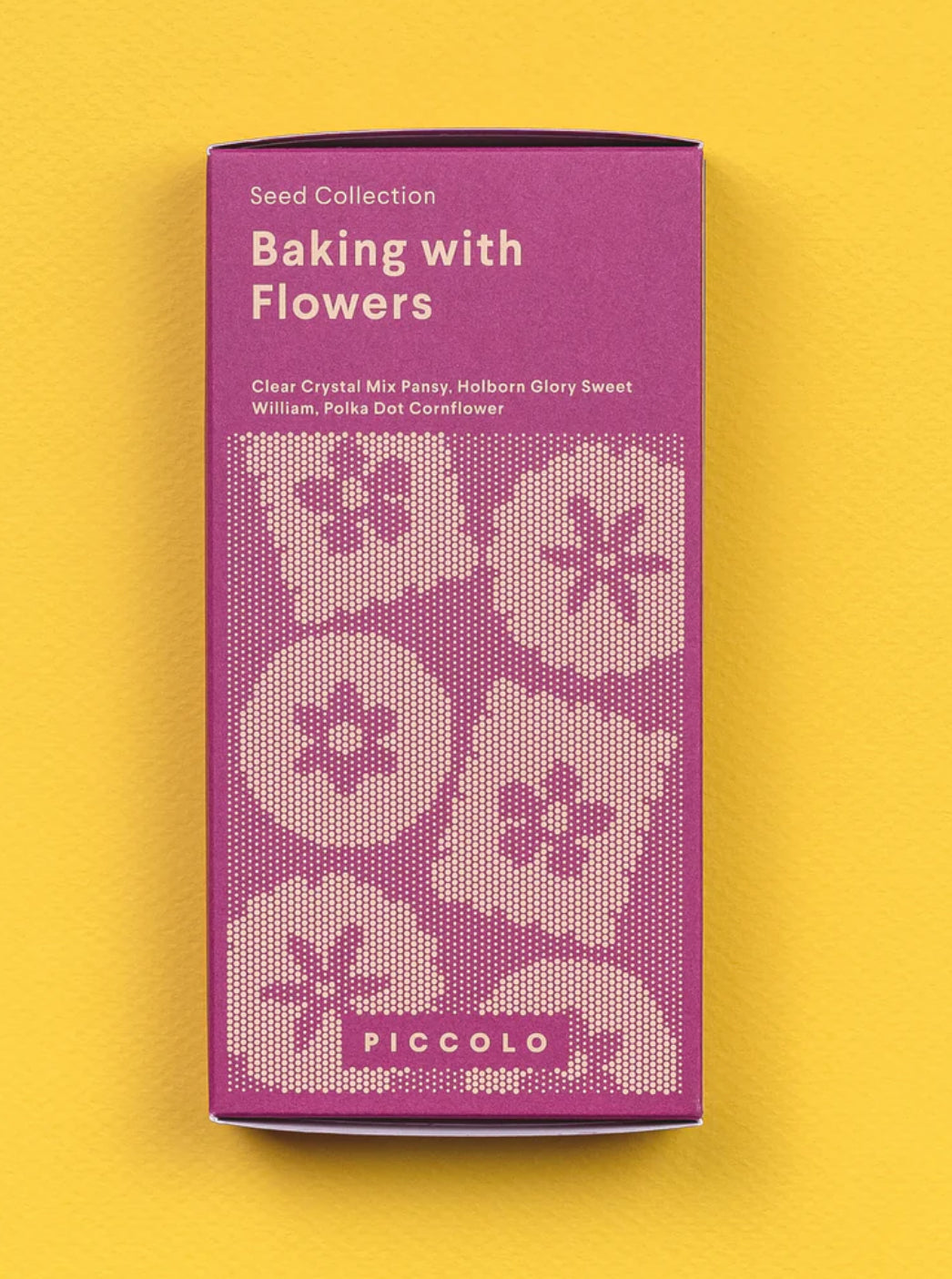 Piccolo Seeds Baking With Flowers Seeds