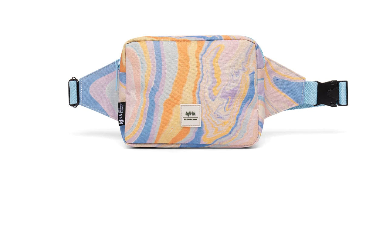 Lefrik Reef Printed Marble Crossbody Bag