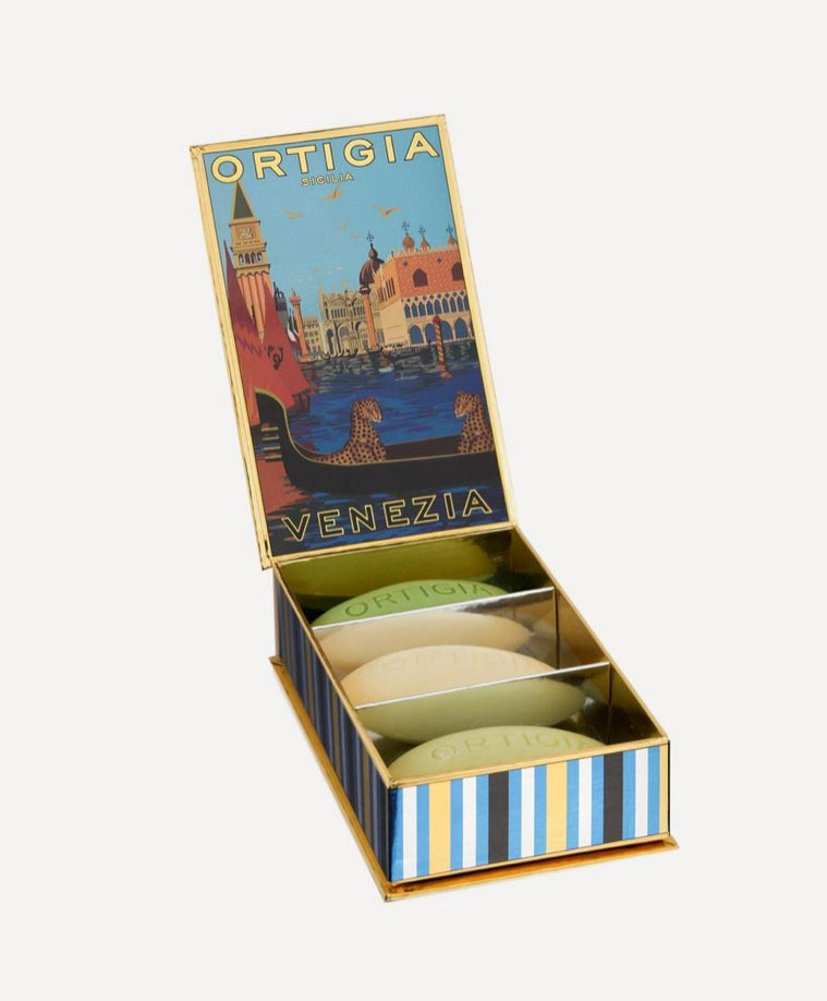 Ortigia Venezia Box of Olive Oil Soaps