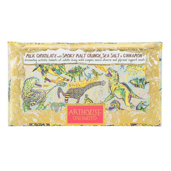 Arthouse Unlimited  Malt Crunch, Sea Salt & Cinnamon Dark Chocolate