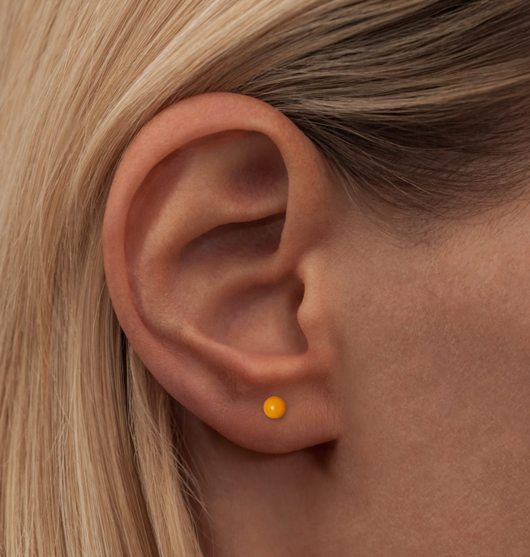 Lulu Copenhagen Marigold Ball Single Stud Earring