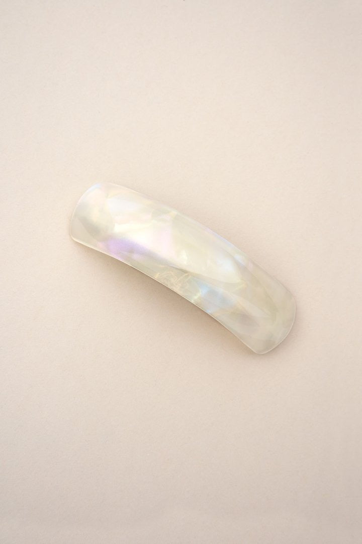 MLE Unicorn White Pearl Hair Clip
